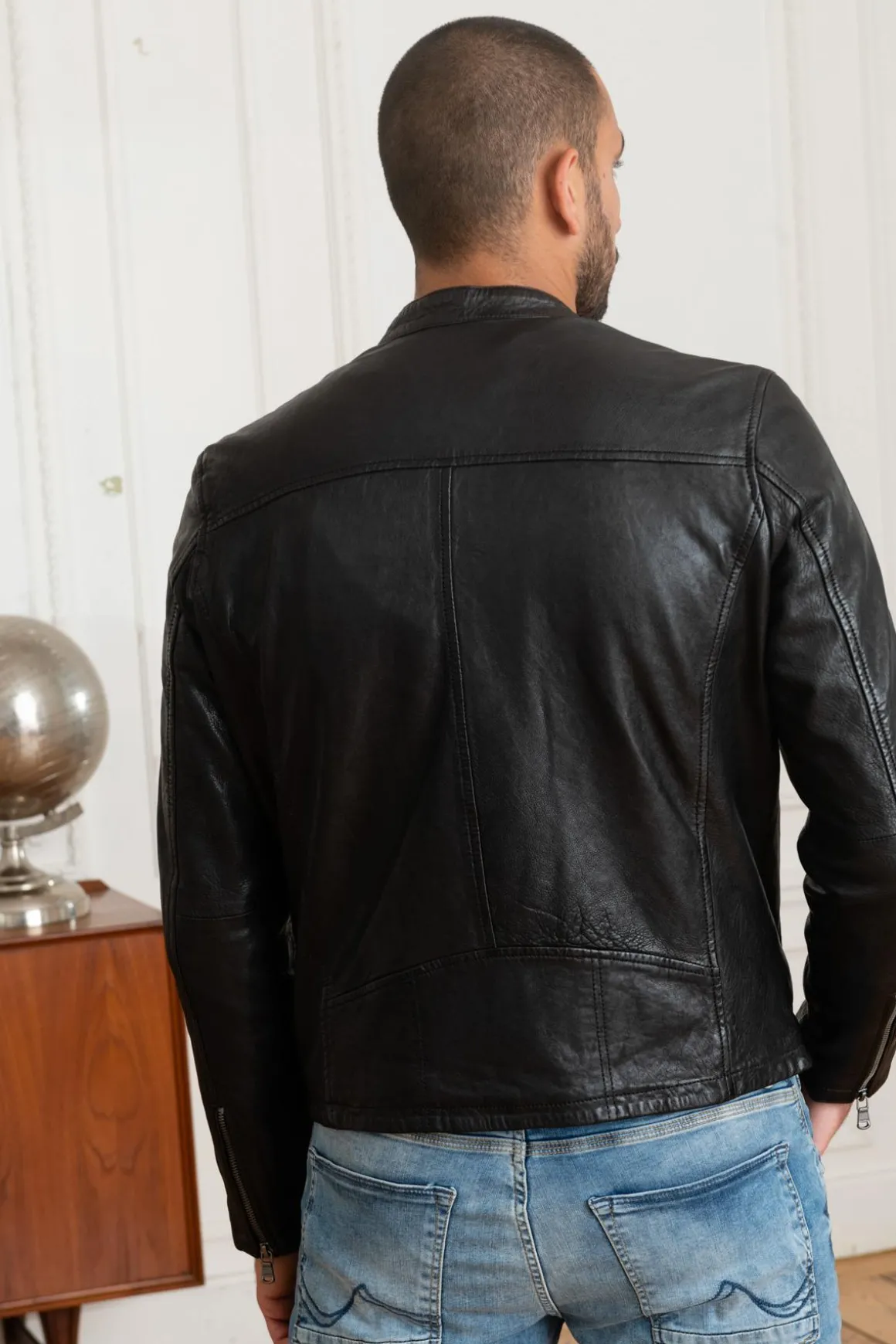 Blouson Homme Daytona Gafino Lamb Vita Black