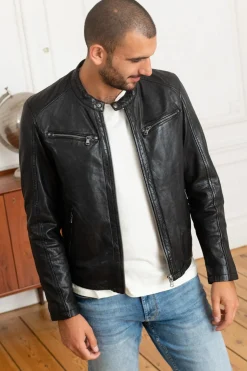 Blouson Homme Daytona Gafino Lamb Vita Black
