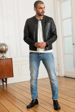 Blouson Homme Daytona Gafino Lamb Vita Black
