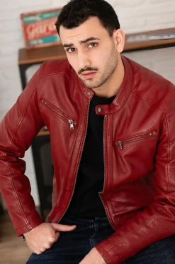 Blouson Homme Daytona Gafino Lamb Vita Red Chili