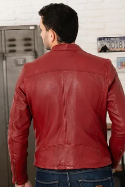 Blouson Homme Daytona Gafino Lamb Vita Red Chili