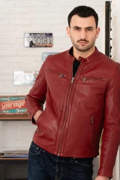 Blouson Homme Daytona Gafino Lamb Vita Red Chili