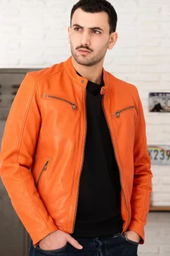Blouson Homme Daytona Gafino Lamb Vita Orange