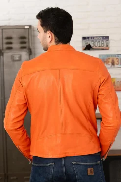 Blouson Homme Daytona Gafino Lamb Vita Orange