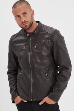 Blouson Homme Daytona Gafino Lamb Vita R Brown