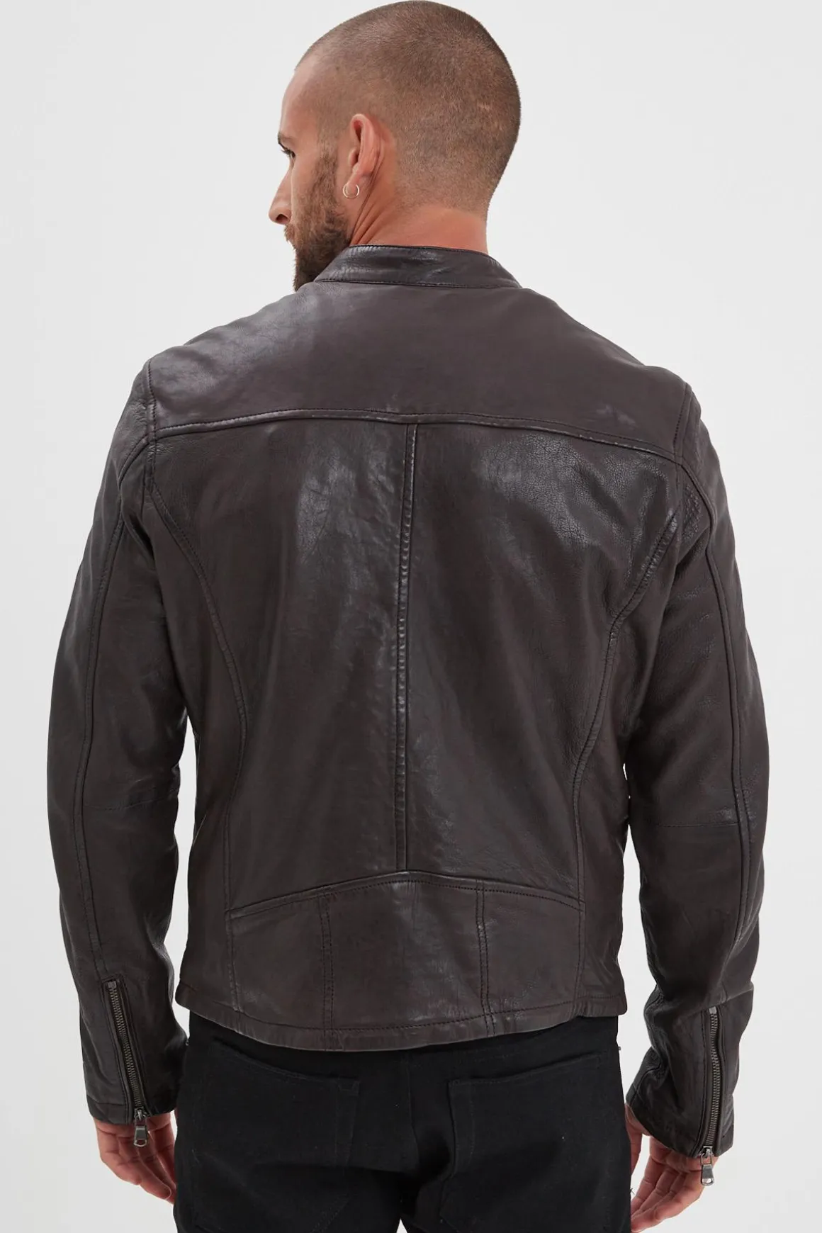 Blouson Homme Daytona Gafino Lamb Vita R Brown