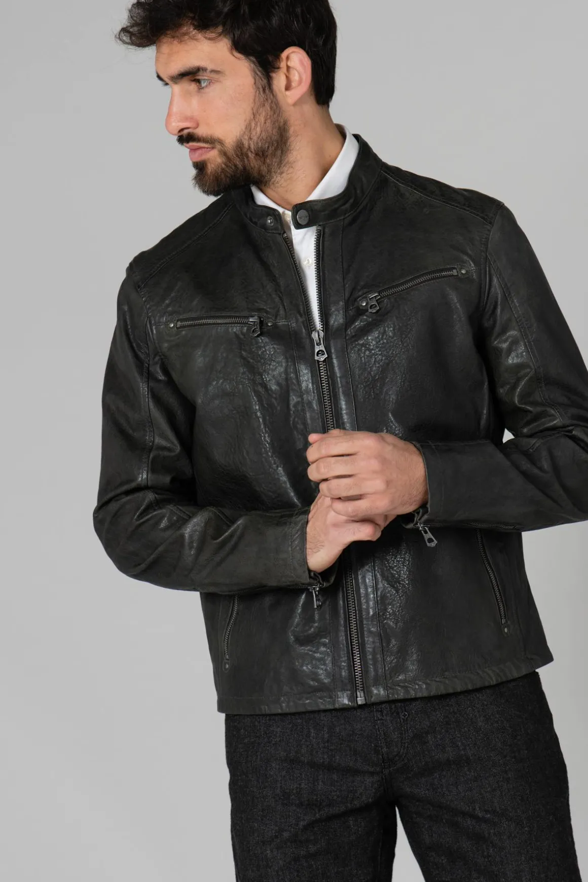Blouson Homme Daytona Gafino Sheep Twix D/Olive