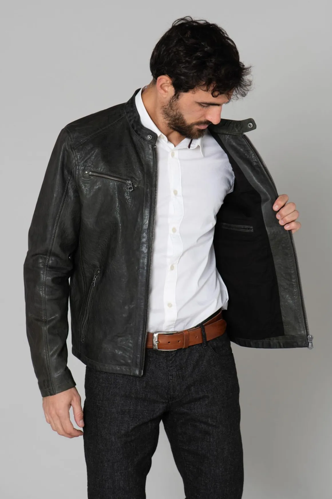 Blouson Homme Daytona Gafino Sheep Twix D/Olive