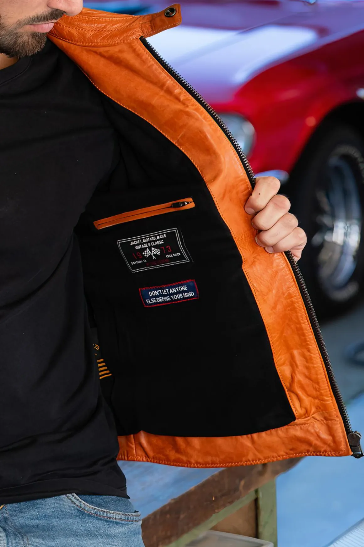 Blouson Homme Daytona Gasly Sheep Atlas Veg Burnt Orange