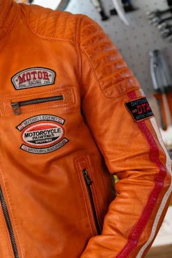 Blouson Homme Daytona Gasly Sheep Atlas Veg Burnt Orange