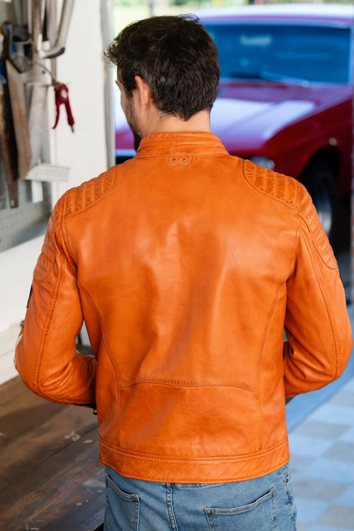 Blouson Homme Daytona Gasly Sheep Atlas Veg Burnt Orange