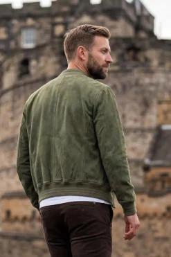 Blouson Homme Daytona Gila Goat Suede Kelp