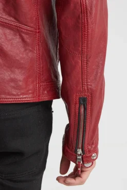 Blouson Homme Daytona Gladstone+Hood Lamb Vita Red