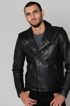 Blouson Homme Daytona Golberg Lamb Paolo Black