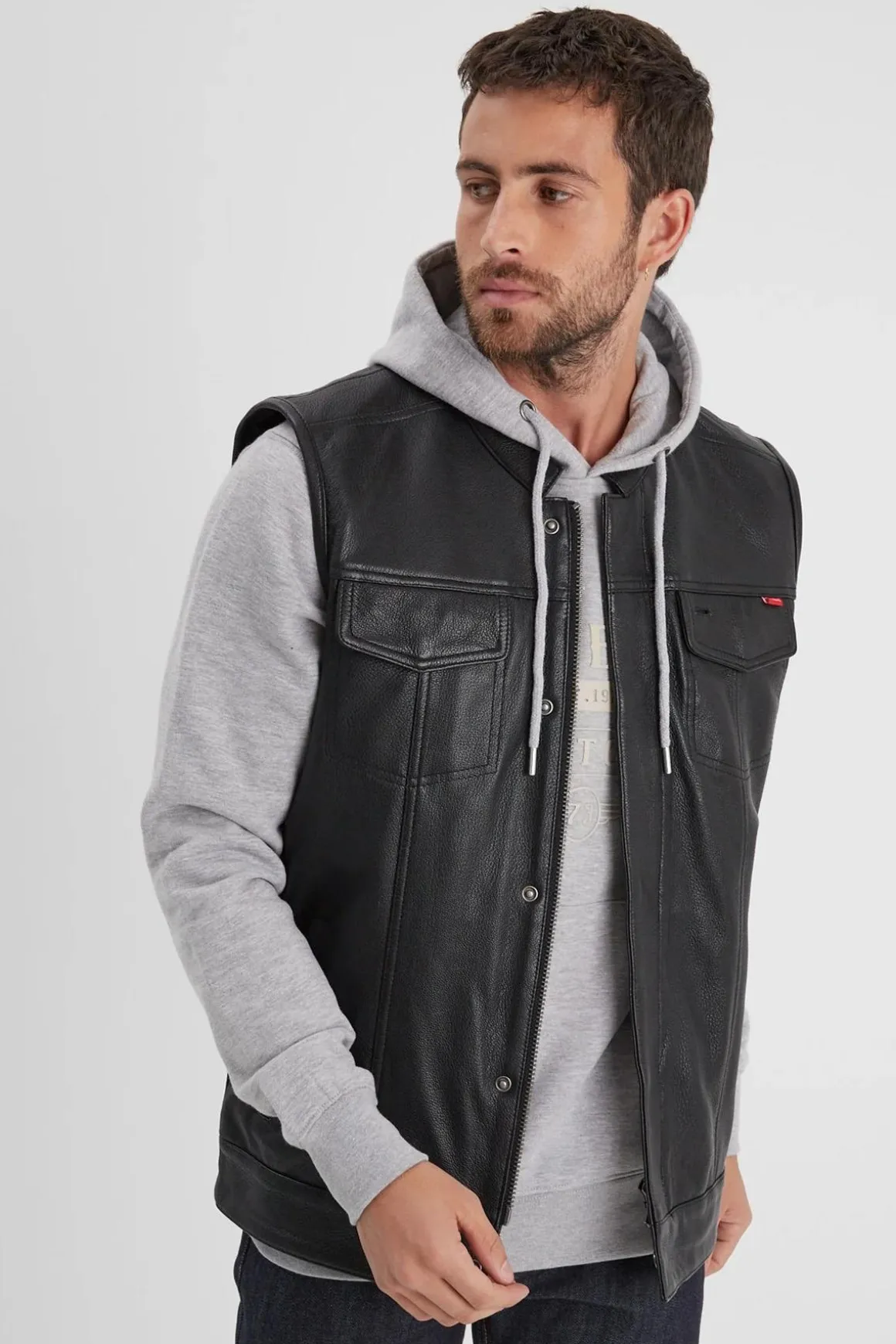 Blouson Homme Daytona Hot Road Goat Deer Black