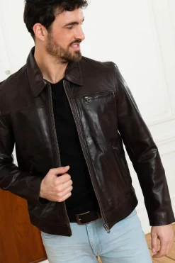 Blouson Homme Daytona Major Sheep Tiger Reddish Brown