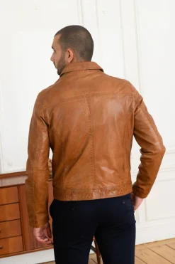 Blouson Homme Daytona Major Sheep Tiger Cognac