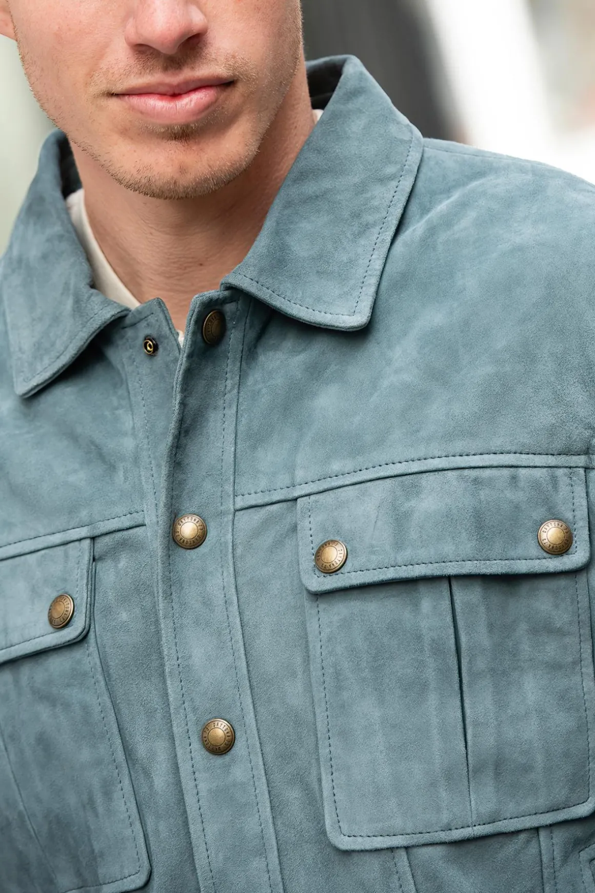 Blouson Homme Daytona Maripula Goat Suede Basalt