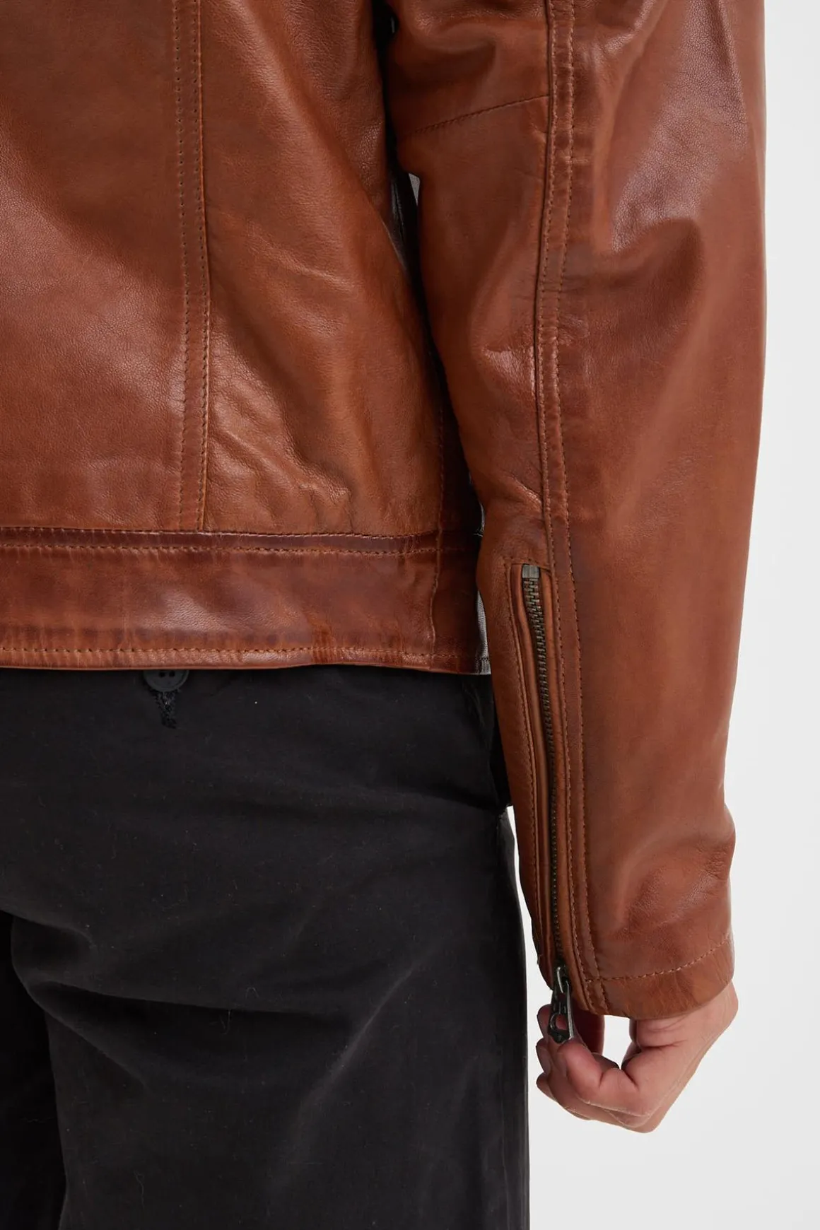 Blouson Homme Daytona Mick Sheep Tiger Cognac