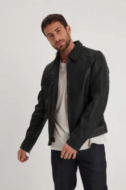 Blouson Homme Daytona Mick Sheep Tiger Black