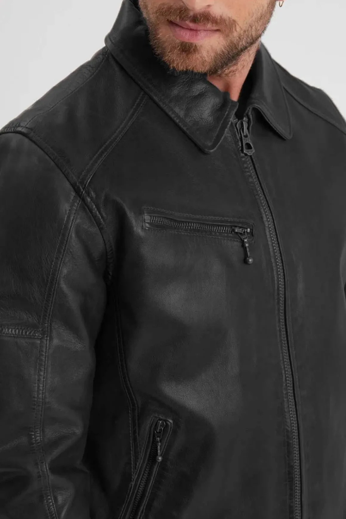 Blouson Homme Daytona Mick Sheep Tiger Black