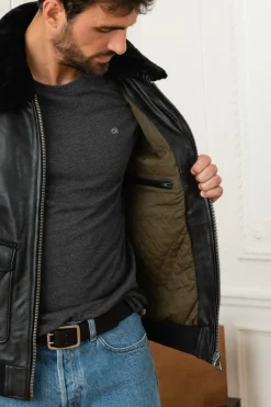 Blouson Homme Daytona Mirage Fur Cow Air Milled Black