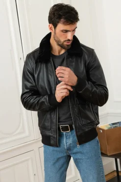 Blouson Homme Daytona Mirage Fur Cow Air Milled Black