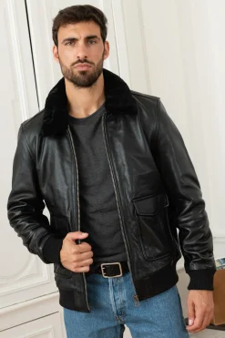 Blouson Homme Daytona Mirage Fur Cow Air Milled Black