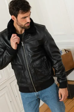 Blouson Homme Daytona Mirage Fur Cow Air Milled Black