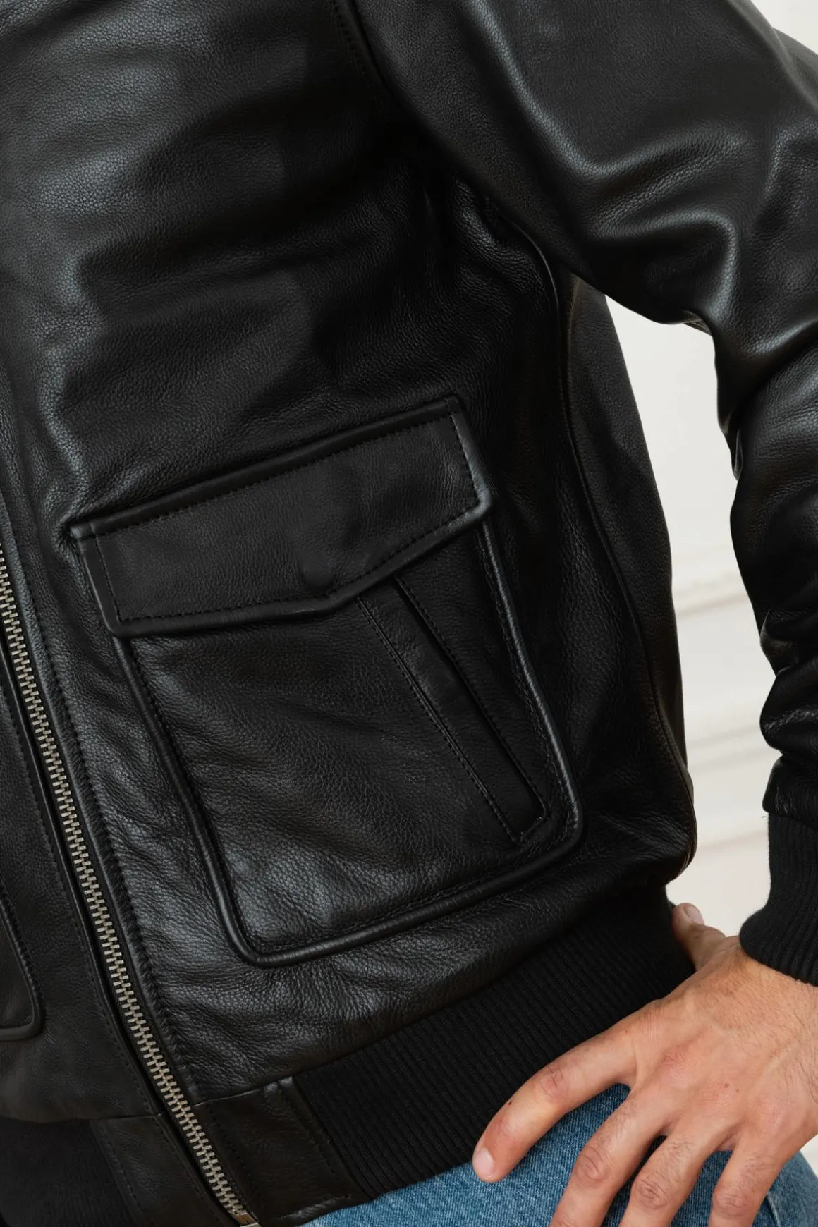 Blouson Homme Daytona Mirage Fur Cow Air Milled Black