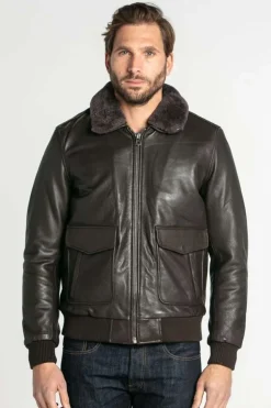 Blouson Homme Daytona Mirage Fur Cow Air Milled Brown