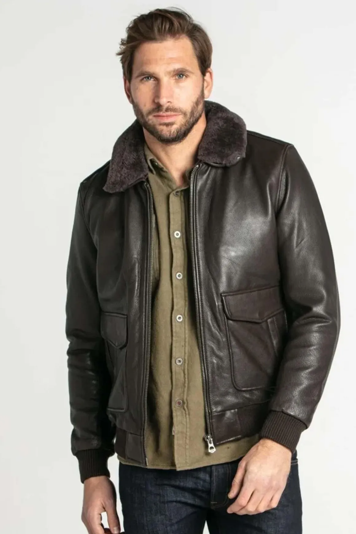 Blouson Homme Daytona Mirage Fur Cow Air Milled Brown