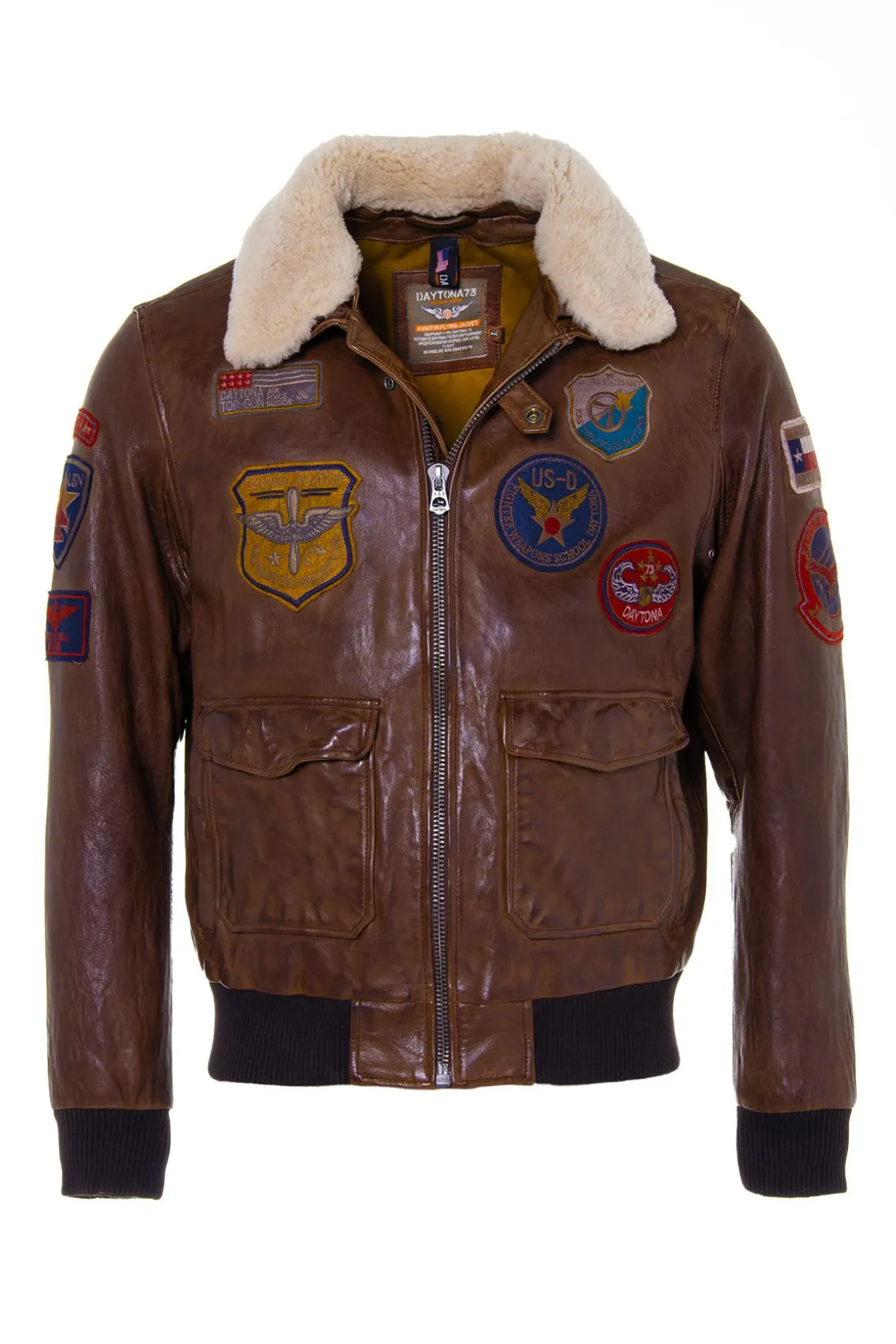 Blouson Homme Daytona Mythic + Fur Sheep Petrol Bison