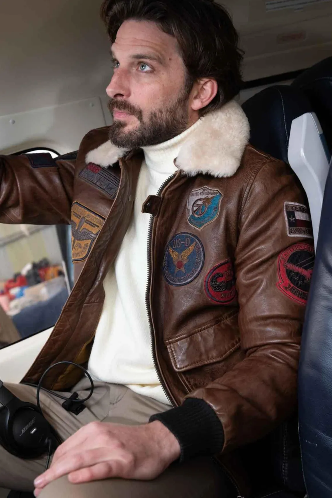 Blouson Homme Daytona Mythic + Fur Sheep Petrol Bison