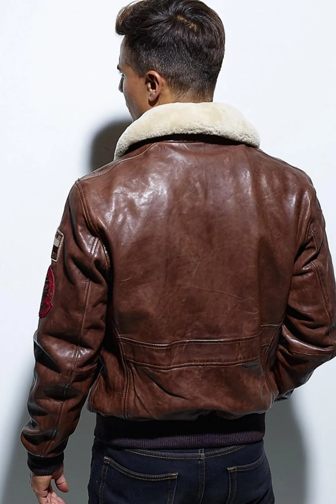 Blouson Homme Daytona Mythic + Fur Sheep Petrol Bison