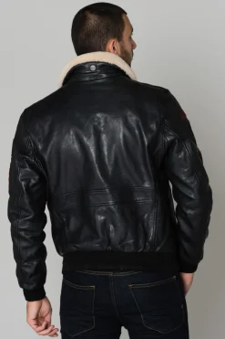 Blouson Homme Daytona Mythic Fur Sheep Petrol Black