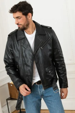 Blouson Homme Daytona Rick Cow Air Milled Black