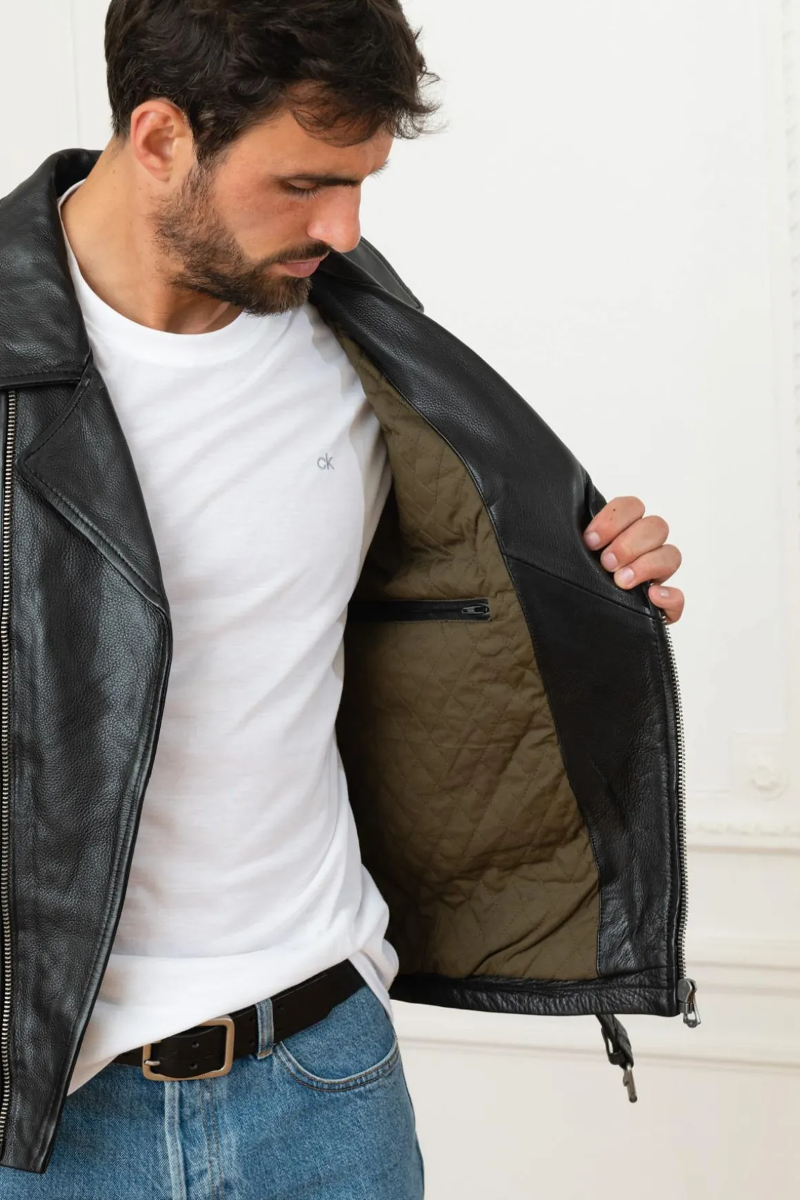 Blouson Homme Daytona Rick Cow Air Milled Black