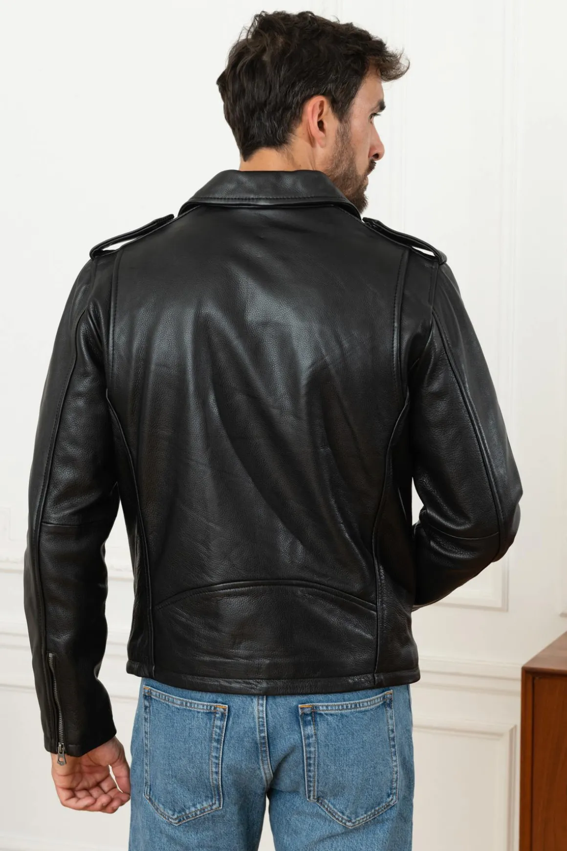 Blouson Homme Daytona Rick Cow Air Milled Black