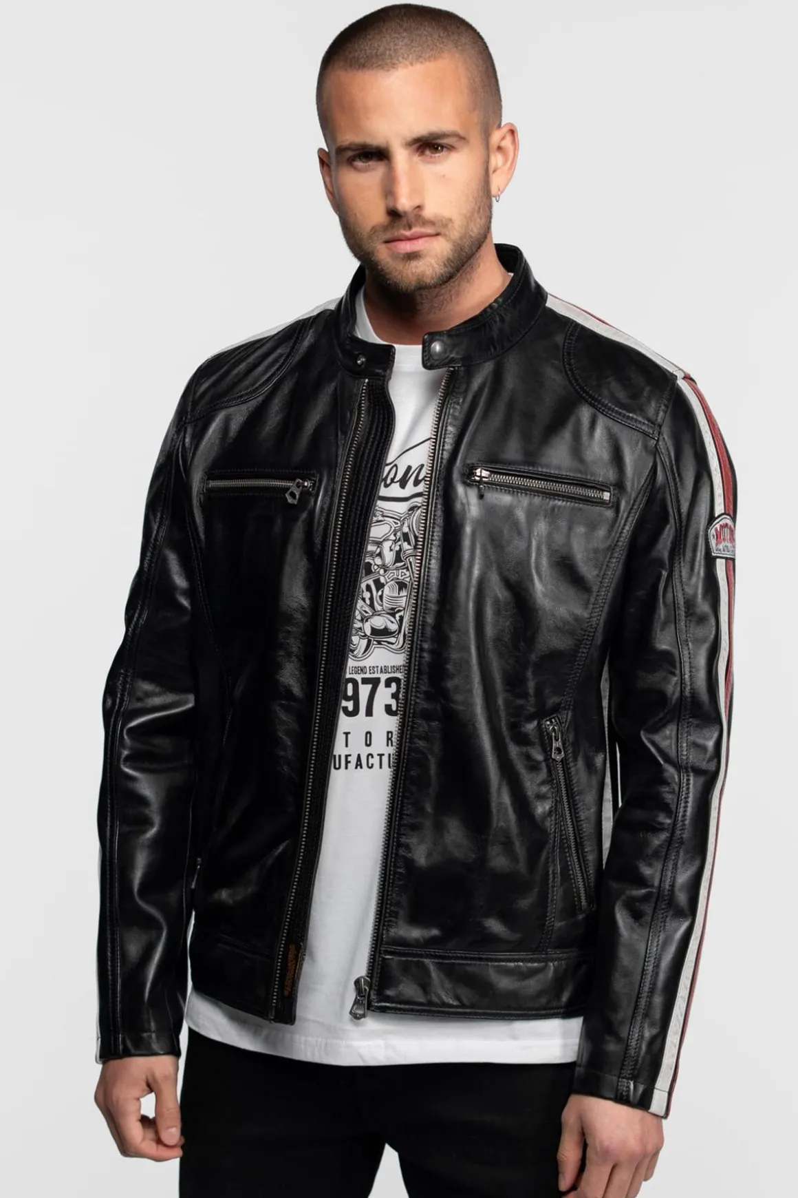 Blouson Homme Daytona Scotty Sheep Atlas Veg Black