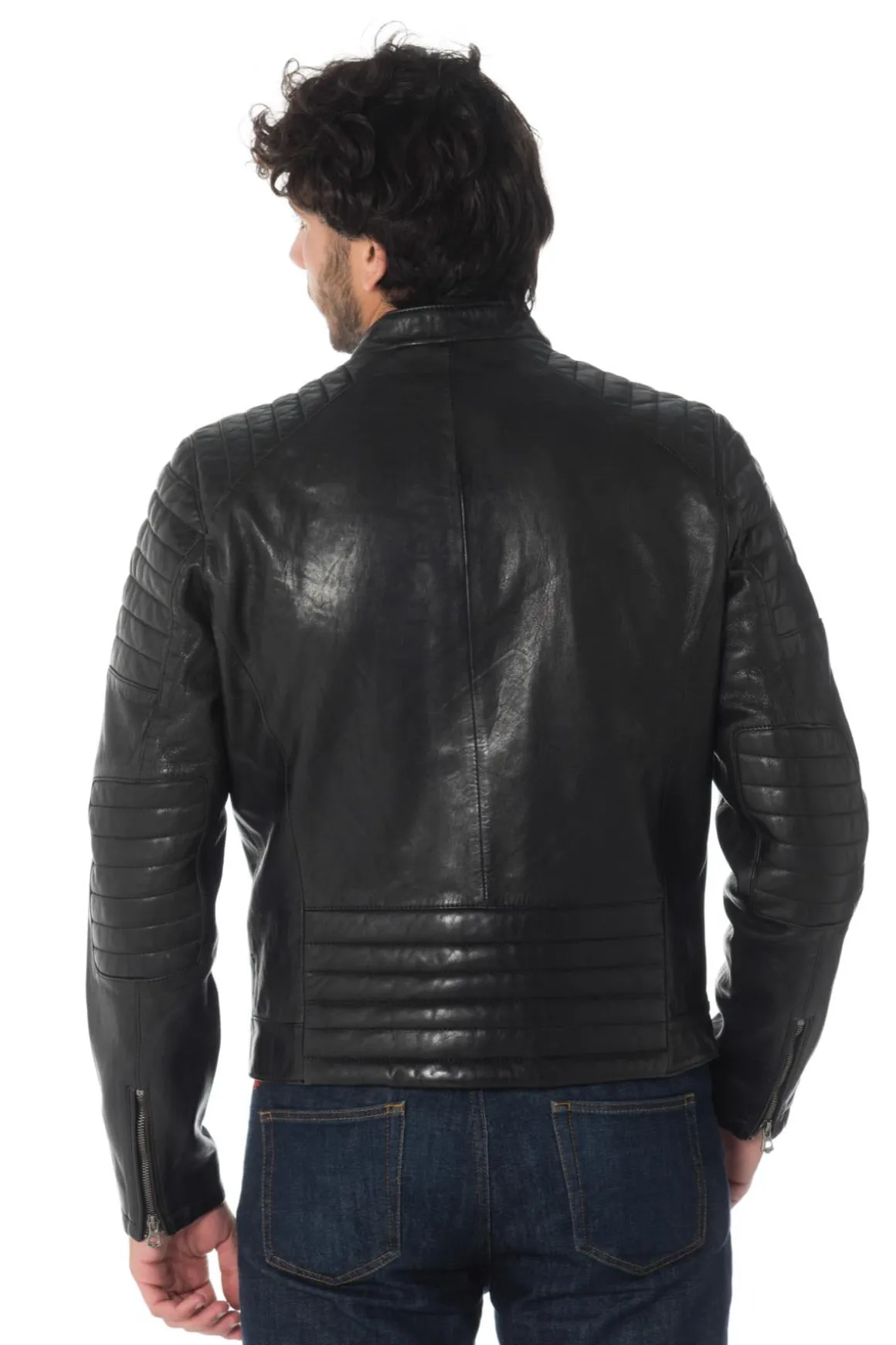 Blouson Homme Daytona Starget Lamb Paolo Black