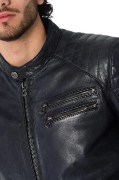 Blouson Homme Daytona Starget Lamb Paolo Midnight Blue