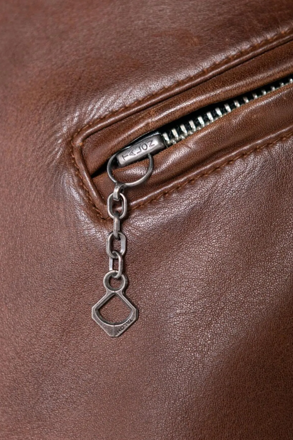 Blouson Homme Daytona Truckston Cow Veg Dark Cognac