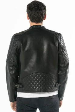 Blouson Homme Daytona Truckston Cow Veg Black