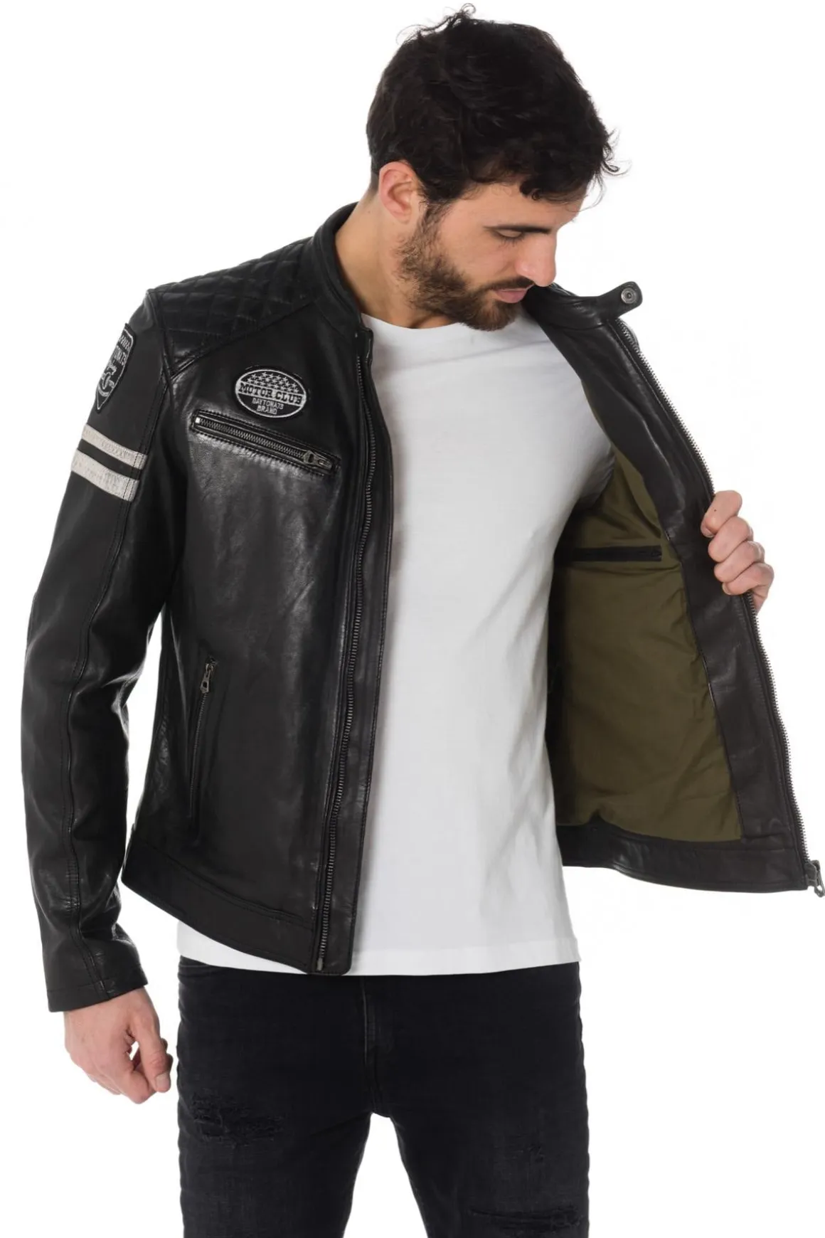 Blouson Homme Daytona Walker Sheep Atlas Black