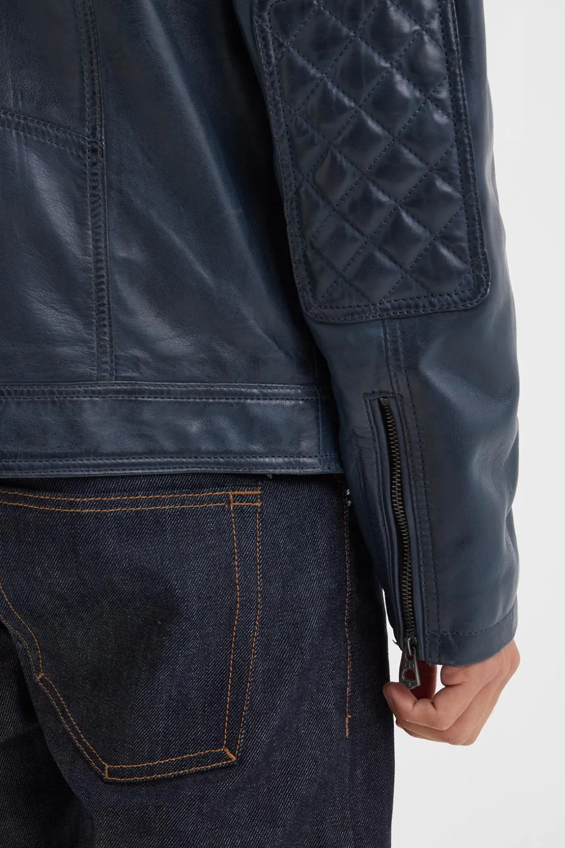 Blouson Homme Daytona Walkor Sheep Atlas Veg Short Blue