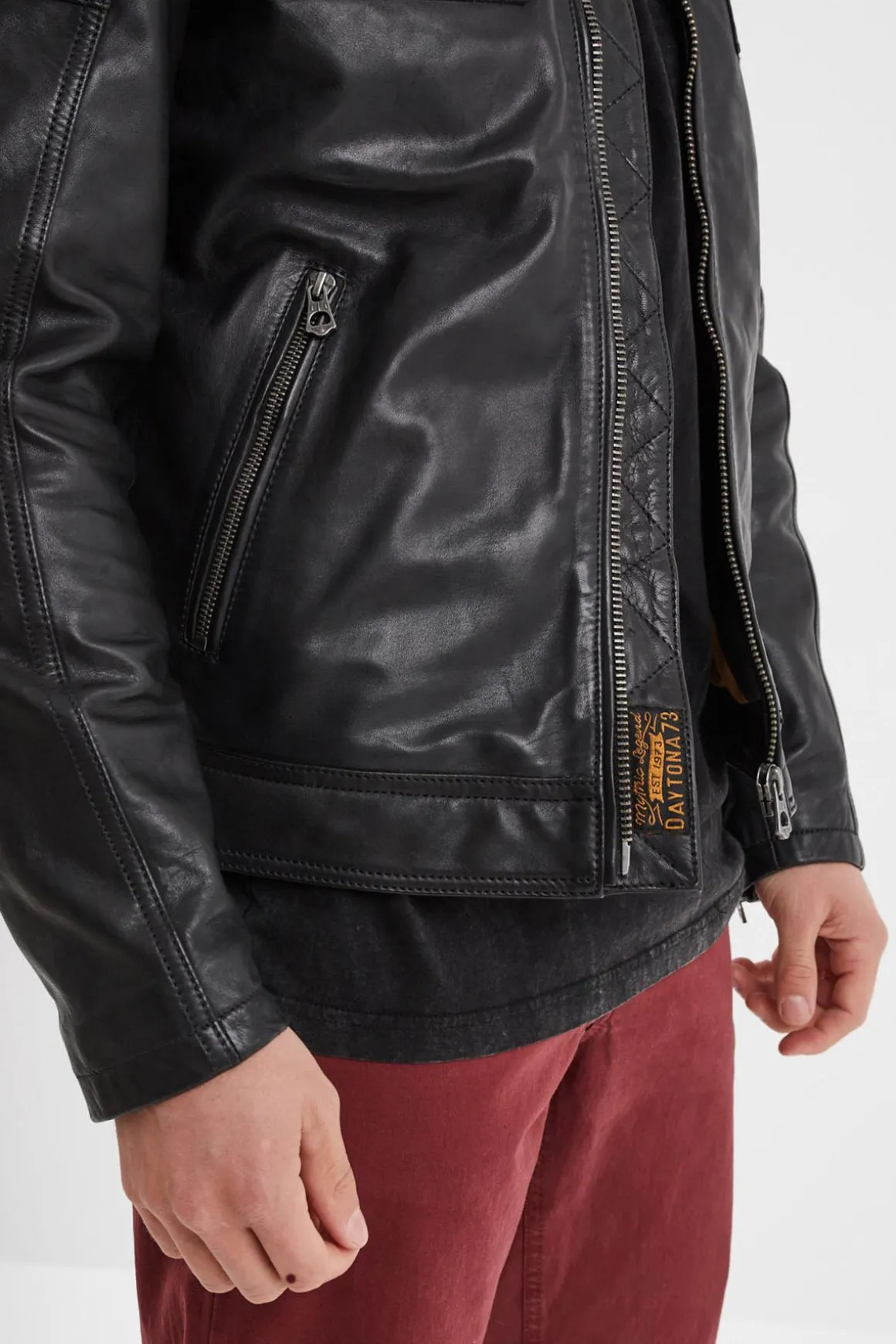 Blouson Homme Daytona Walkor Sheep Atlas Veg Black/Black