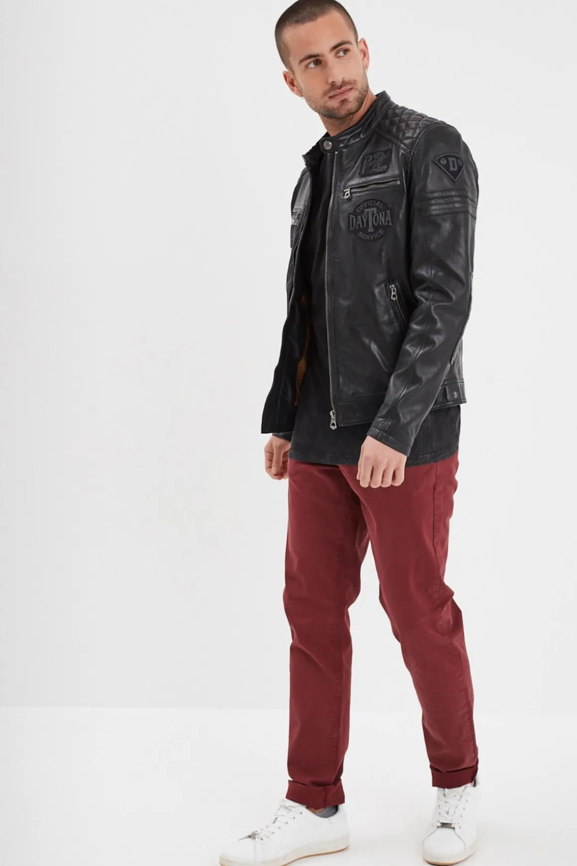 Blouson Homme Daytona Walkor Sheep Atlas Veg Black/Black