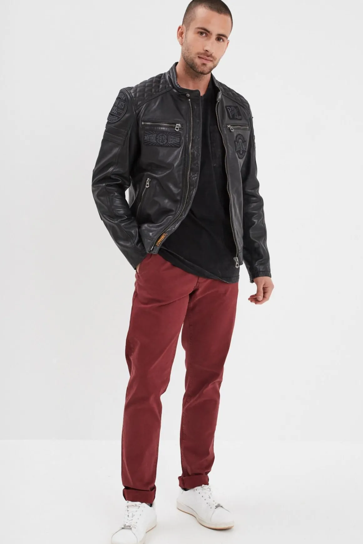 Blouson Homme Daytona Walkor Sheep Atlas Veg Black/Black