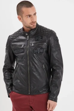 Blouson Homme Daytona Walkor Sheep Atlas Veg Black/Black